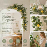 Artificial Eucalyptus Mixed Lemon Vine Garden Landscape Decor In Australia - Darrahopens