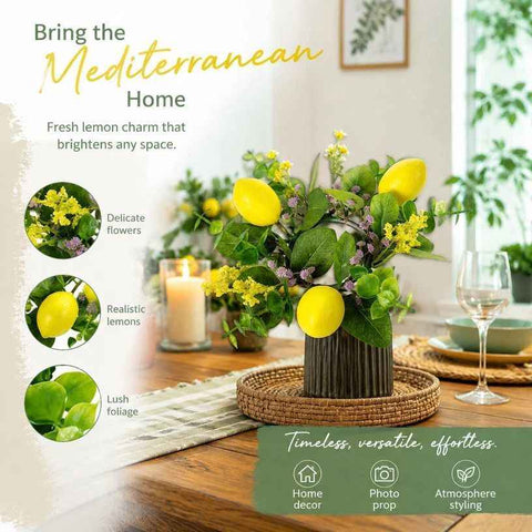 Artificial Lemon Wreath Front Door Patio Hanging Ornament In Australia - Darrahopens