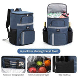 Outdoor Camping Insulated Cooler Backpack for Picnic Hiking (Grey)