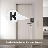 2Pcs No-Drill Door Latch Buckle with Screws