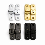 2Pcs No-Drill Door Latch Buckle with Screws