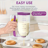 Purple Cake Batter Dispenser