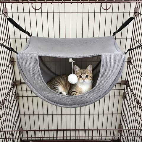 Cat Cage Hammock - Grey 35×27×20cm In Australia - Darrahopens