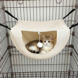Cat Cage Hammock - Cream Yellow 35×27×20cm In Australia - Darrahopens