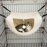 Cat Cage Hammock - Cream Yellow 47×38×28cm In Australia - Darrahopens