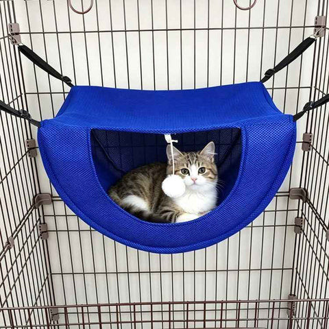 Cat Cage Hammock - Blue 35×27×20cm In Australia - Darrahopens