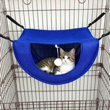 Cat Cage Hammock - Blue 47×38×28cm In Australia - Darrahopens