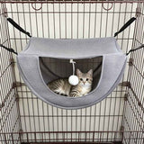 2 Pcs Cat Cage Hammock - Grey  35×27×20cm In Australia - Darrahopens