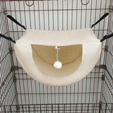 2 Pcs Cat Cage Hammock - Cream Yellow 47×38×28cm In Australia - Darrahopens
