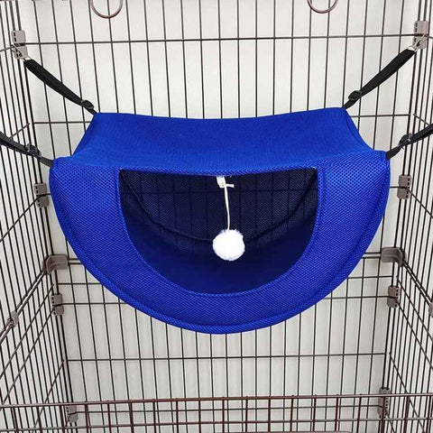 2 Pcs Cat Cage Hammock - Blue 47×38×28cm In Australia - Darrahopens