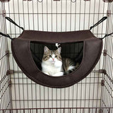 2 Pcs Cat Cage Hammock - Coffee 35×27×20cm In Australia - Darrahopens