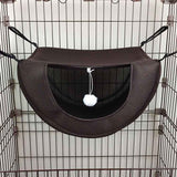 2 Pcs Cat Cage Hammock - Coffee 47×38×28cm In Australia - Darrahopens