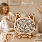 Wooden Jigsaw Puzzle, Macaron Color Box + Persian Cat