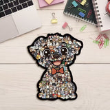 Wooden Jigsaw Puzzle, Melad Color Box + Little Bear