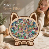 Wooden Jigsaw Puzzle, Log Color Box + Melad Style Dog In Australia - Darrahopens