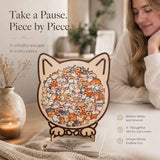 Wooden Jigsaw Puzzle, Persian Cat + Little Bear In Australia - Darrahopens