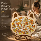 Wooden Jigsaw Puzzle, Melad Style Dog + Teddy Dog