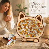 Wooden Jigsaw Puzzle, Melad Style Dog + Puppy