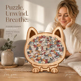 Wooden Jigsaw Puzzle, Melad Style Dog + Little Bear In Australia - Darrahopens