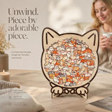 Wooden Jigsaw Puzzle, Kitten + Puppy In Australia - Darrahopens