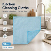 10 Pack Kitchen Cleaning Cloth,Blue,30×30cm In Australia - Darrahopens