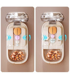 2pcs Cherry Pink Pill Cutter (1/2, 1/3 & 1/4 Cutting)