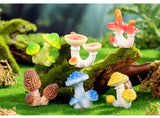 10pcs Artificial Mushroom Ornament-Type 7