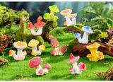 10pcs Artificial Mushroom Ornament-Type 8