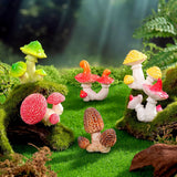 10pcs Artificial Mushroom Ornament-Type 10