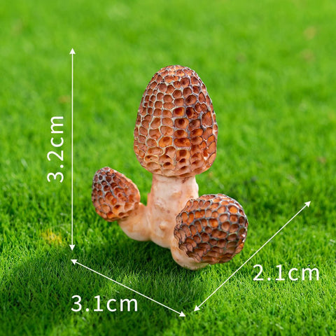 10pcs Artificial Mushroom Ornament-Type 3