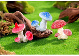 10pcs Artificial Mushroom Ornament-Type 5