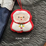 9pcs Christmas Plush Doll Ornaments