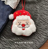 9pcs Christmas Plush Doll Ornaments