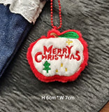 9pcs Christmas Plush Doll Ornaments