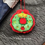 9pcs Christmas Plush Doll Ornaments