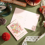 60 Sheets Watercolor Hot Stamping Christmas Greeting Cards Style 1