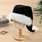 3pcs High Pile Santa Hat, Red (Long)
