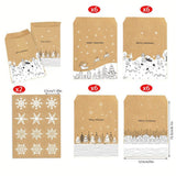 Christmas Mini Paper Bags S894, 24 Pieces In Australia - Darrahopens