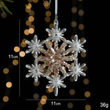 2pcs Snowflake A Christmas Ornament Props In Australia - Darrahopens