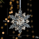 2pcs Snowflake B Christmas Ornament Props In Australia - Darrahopens