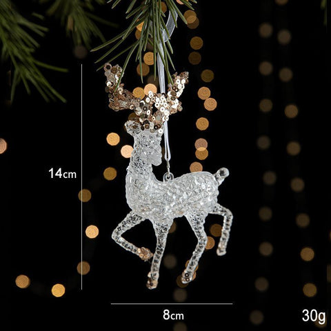 2pcs Walking Reindeer Christmas Ornament Props In Australia - Darrahopens