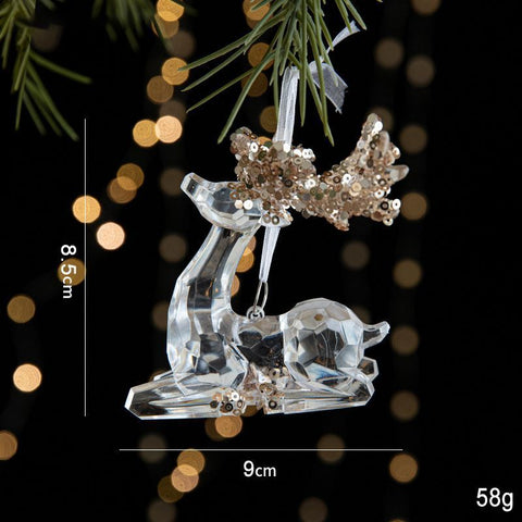 2pcs Sitting Reindeer Christmas Ornament Props In Australia - Darrahopens