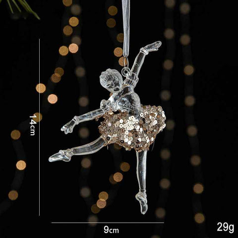 2pcs Ballerina Girl Christmas Ornament Props In Australia - Darrahopens