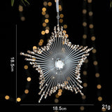 2pcs Five-pointed Star Christmas Ornament Props In Australia - Darrahopens