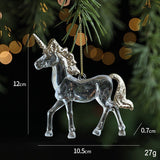 2pcs Unicorn B Christmas Ornament Props In Australia - Darrahopens