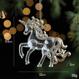 2pcs Unicorn C Christmas Ornament Props In Australia - Darrahopens