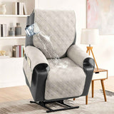 Electric Recliner Sofa Cover - French Grey In Australia - Darrahopens