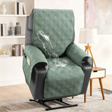 Electric Recliner Sofa Cover - Bean Green In Australia - Darrahopens