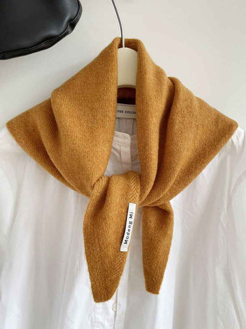2pcs Fashion Warm Triangle Scarf - Orange Yellow, 35×105cm In Australia - Darrahopens