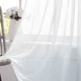 light purple Light Transparent Window Sheers, 2 Pieces, Multiple Sizes Available